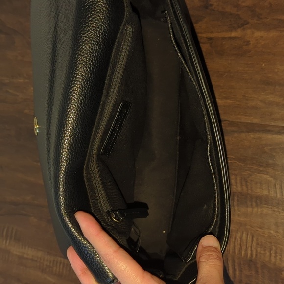 Vintage Black Leather Nordstrom Crossbody Purse - Picture 6 of 7